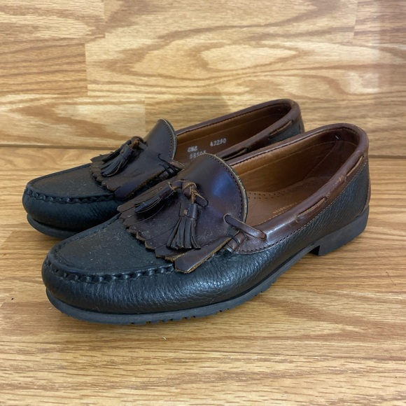 Allen Edmonds Nashua Tassel Loafers Brown Leather Shoe Men's Size 8 1/2E  42253 - Picture 4 of 14
